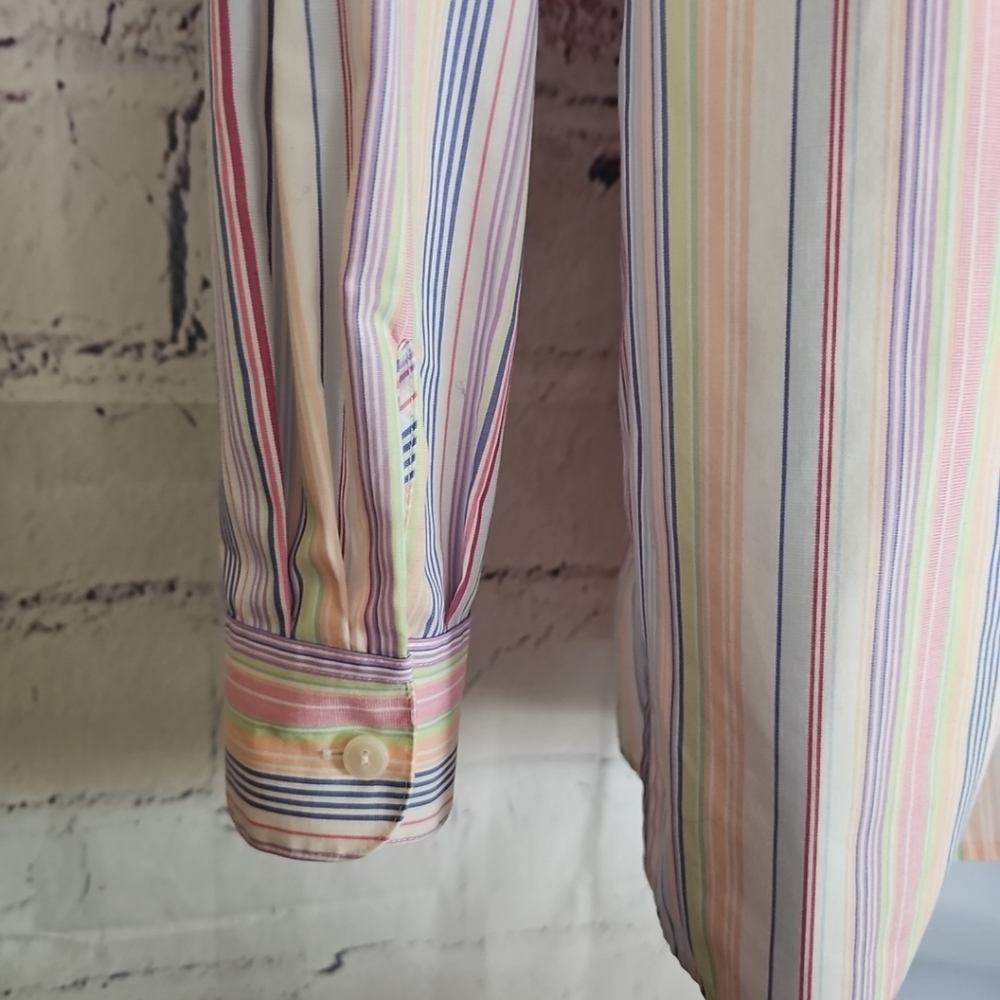 Foxcroft Wrinkle Resistant Button Front Multicolo… - image 8